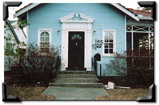 Laura & Marty's New Orleans home, marked by the rescue squad.